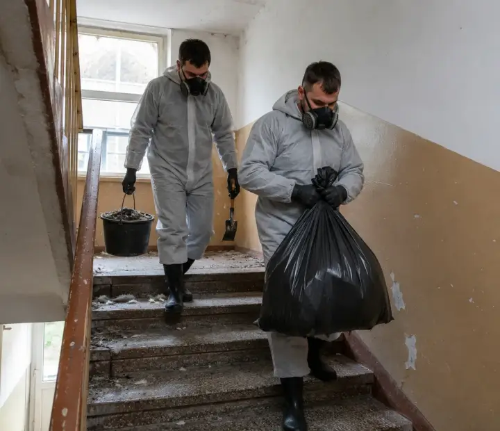 Почистване на помещения след гълъби във Велико Търново